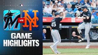 Marlins vs. Mets Game Highlights (8/1/26) | MLB Highlights