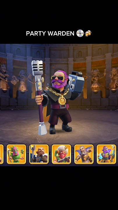 🔮 Top 10 Warden Skins ✨ Clash of Clans Ultimate Ranking! 🏆 #cocshorts