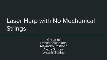 UCF Senior Design 1 Laser Harp Prototype Demo Video