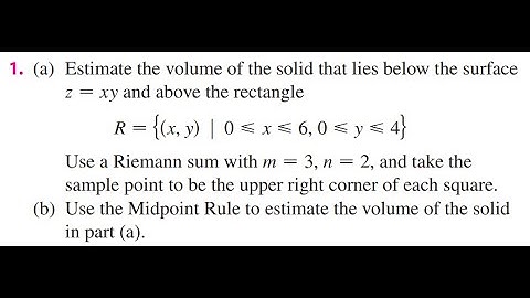 Exercise 15.1.1 - Calculus: Early Transcendentals Loose-leaf Version 8th Edition