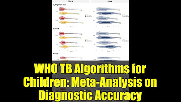 WHO TB Algorithms for Children: Meta-Analysis on Diagnostic Accuracy