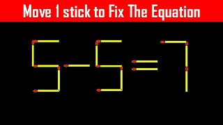 Matchstick Puzzle - Fix The Equation #matchstickpuzzle #simplylogical screenshot 3