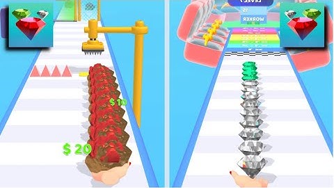 Gem Stack All Levels iOS, Android Gameplay Mobile Game Walkthrough FHKFAWT