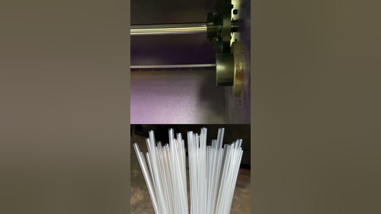 Do you know how straws are made by machine？ YouTube