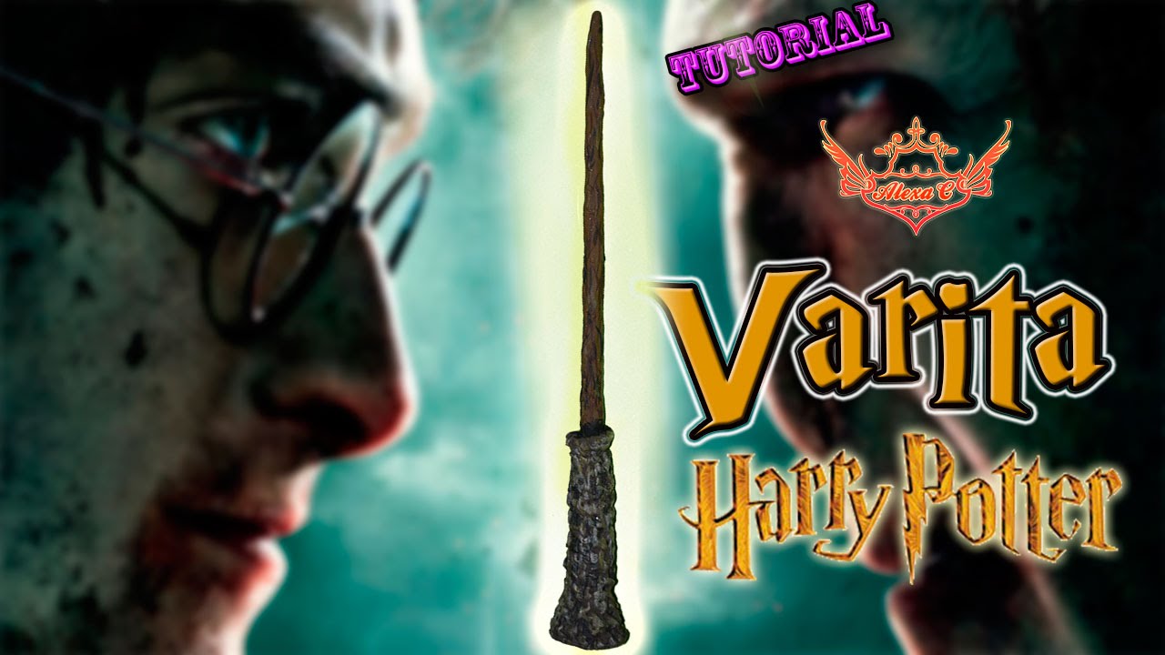 ♥ Tutorial: Varita de Harry Potter de Pasta Flexible/Porcelana Fría (MUY FÁCIL)♥