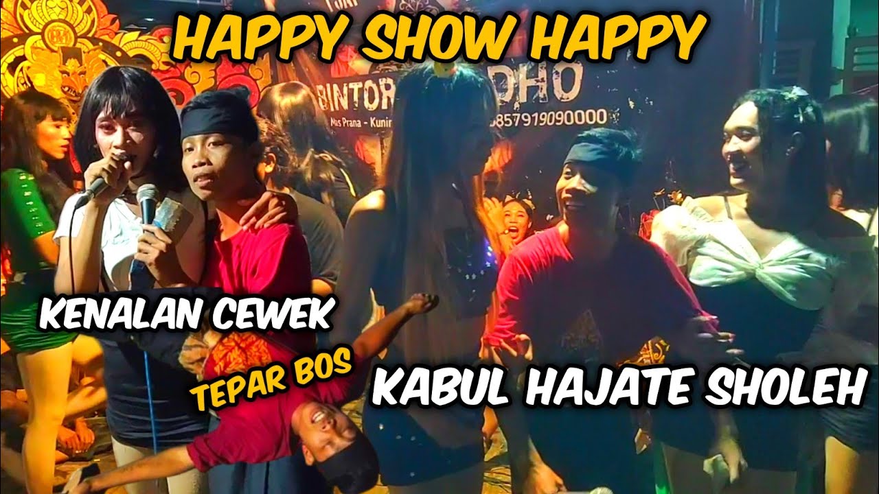 KABUL HAJATE SHOLEH NIKAH SAMPE TEPAR HABIS DIPERKAOS WARIA HAPPY SHOW 