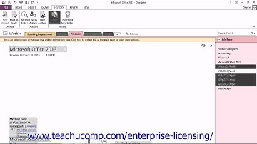Microsoft Office OneNote 2013 Tutorial Sharing Notebooks 12.10 Employee Group Training