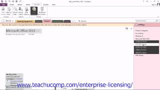 Microsoft Office OneNote 2013 Tutorial Sharing Notebooks 12.10 Employee Group Training