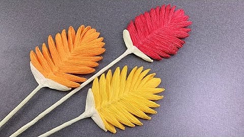 ABC TV | How To Make Paper Flower From Crepe Paper #6 - Easy Craft Tutorial