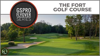 GSPro Course Flyover - The Fort Golf Course - Designed by Indyscott