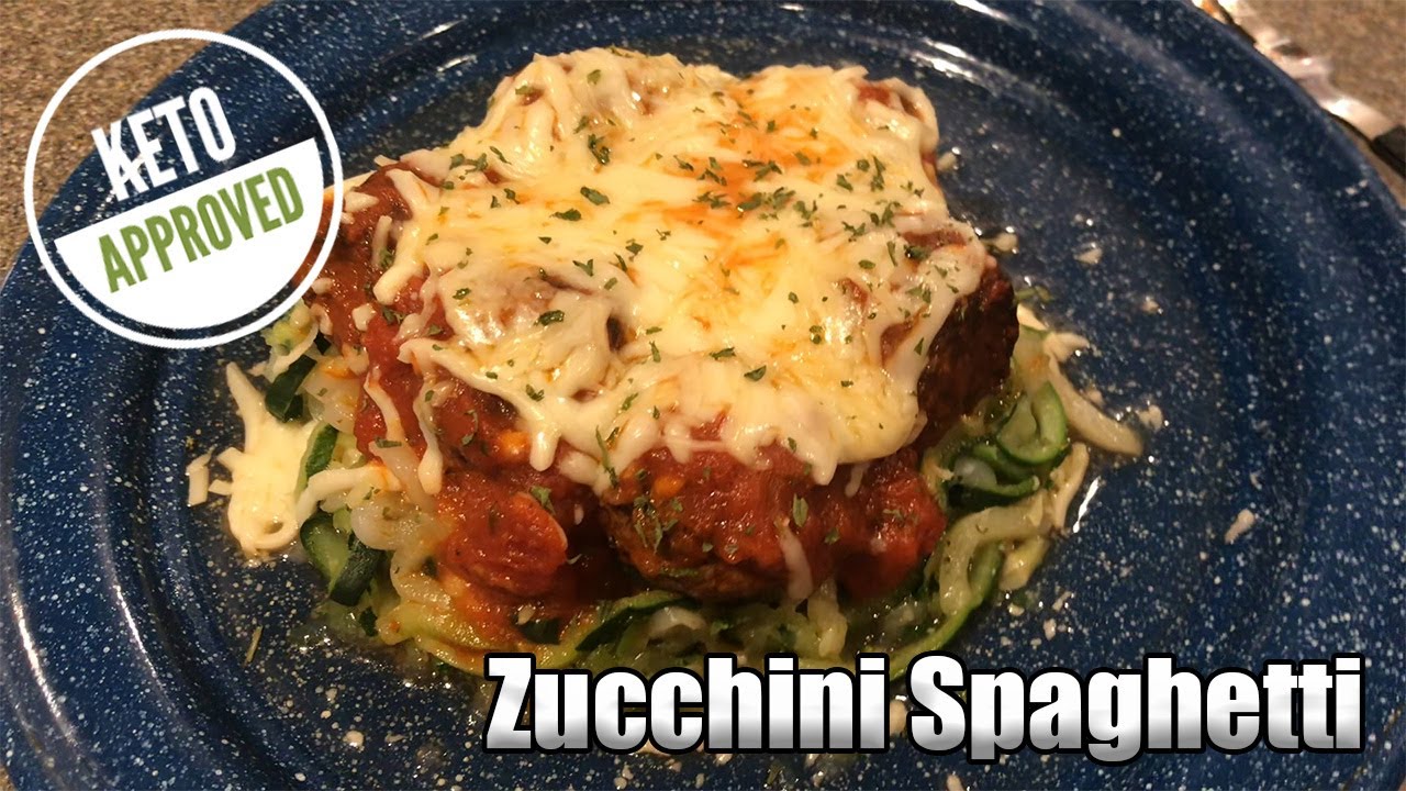 Homemade Zucchini Spaghetti (Keto Friendly) YouTube