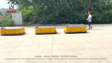 Intelligent automatic trackless transfer cart - heavy duty AGV trolley
