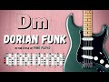 Echoing funk jam guitar backing track in d dorian