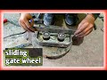 how to make a sliding wheel | metal sliding gate and door wheel