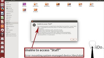 Unable to access - Error in Mounting Problem in Linux Solved