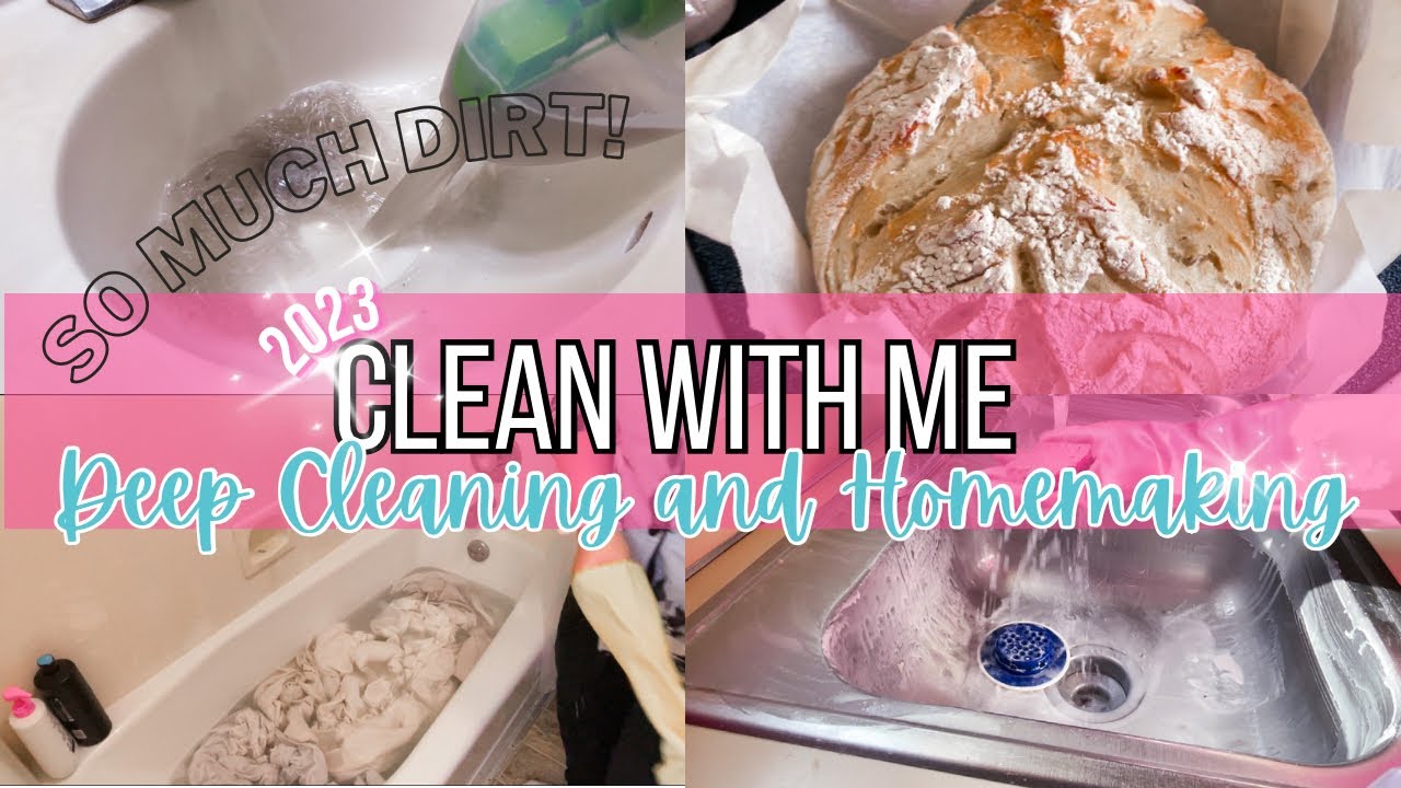 DEEP CLEANING MOTIVATION | DIRTY HOUSE | SOURDOUGH BREAD BAKING | CLEAN WITH ME | HOMEMAKING