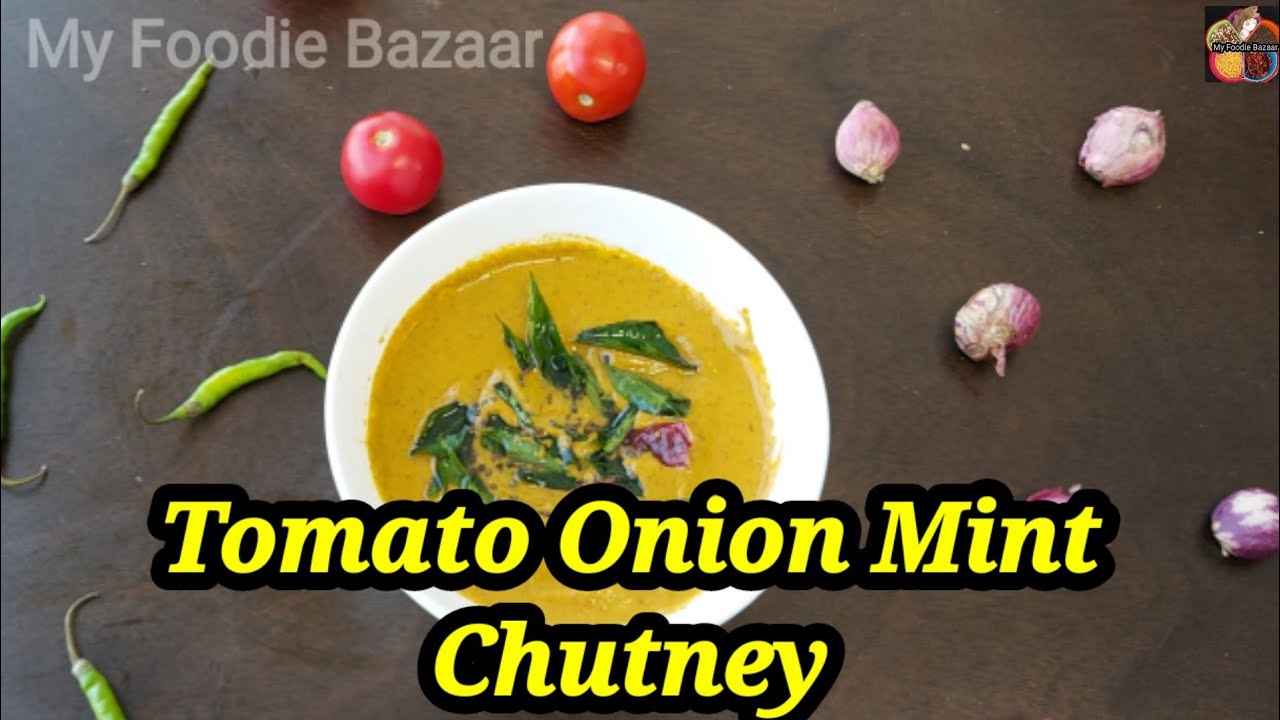 Tomato Onion Mint Chutney Spicy Tomato chutney Tomato Onion Chutney