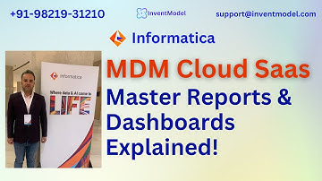 📊 Informatica MDM Cloud SaaS | Master Reports & Dashboards Explained!