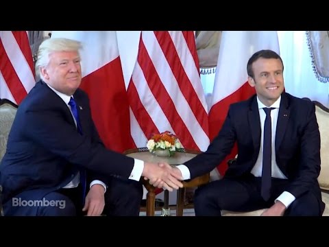 Macron-Trump Handshake Under the Microscope