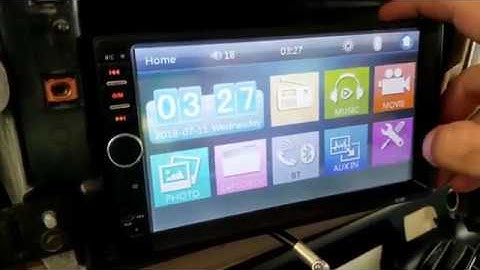 Logo setting code for Cheap 50$ 7018B Double DIN Touch Screen Radio