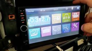 Logo setting code for Cheap 50$ 7018B Double DIN Touch Screen Radio