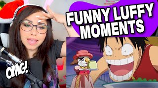 Luffy dumb moments for 8 Minutes straight | Bunnymon REACTS