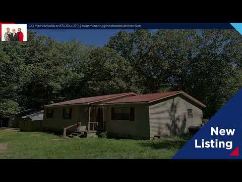 89 CR 472, Jonesboro, AR home video tour