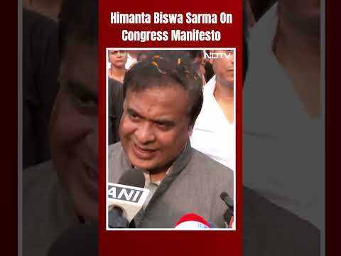 Manifesto Of Congress | "It Is Not For Elections In Bharat But For Pak": Himanta Sarma