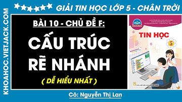 Tin học lớp 5 Bài 10: Cấu trúc rẽ nhánh - trang 42, 43, 44, 46 | Chủ đề F | Chân trời sáng tạo