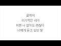 장덕철 (JANG DEOK CHEOL)— 「그날처럼」 LYRICS 가사 한국어