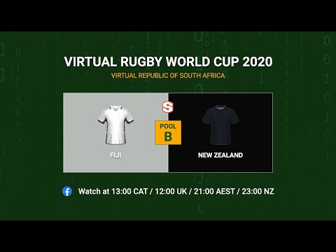 Fiji v New Zealand: Virtual Rugby World Cup Pool B (Superbru)