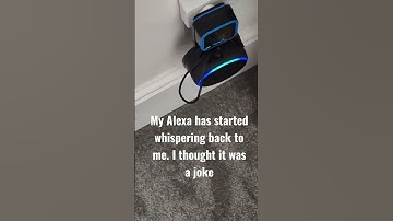 Alexa can whisper back, too if you whisper to her. #vlog #subscribe #shorts #alexa