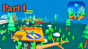 Zombie Raft - Gameplay Walkthrough Part 1 Tutorial (iOS,Android Gameplay)