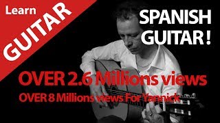 LEARN-SPANISH-GUITAR ? MALAGUENA HOW TO VIDEO YOUTUBE STAR (8 millions views)