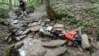 Beat the Creek 24, Trail 9 with SCX6's