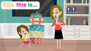 Ella surprises her mother - Comedy Animated Story - Ella English