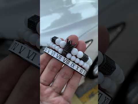 Luxury CZ Crystal Bracelet Set