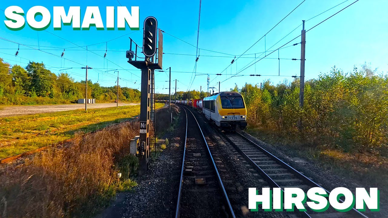 Voyage en cabine de SOMAIN à HIRSON via le NIFT (Nouvel Itinéraire Fret)