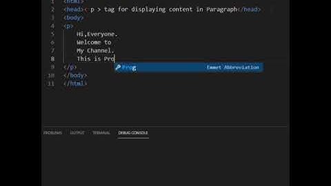 How to Display Paragraph in Webpage using HTML | Prof. Antony Vijay #shorts