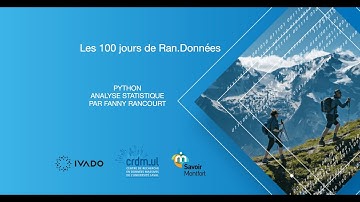 Atelier 7 : "Python - Analyse statistique"