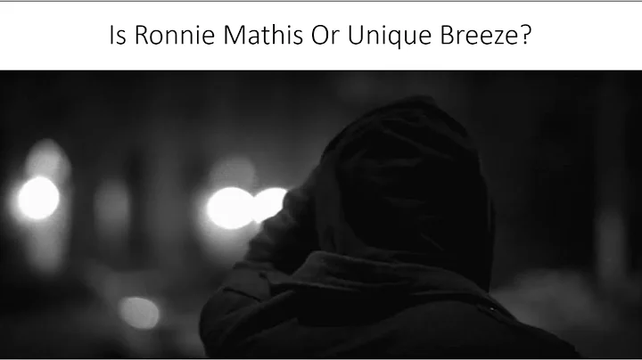 Is Uniques Brother Ronnie Mathis A Snitch, A Confi...