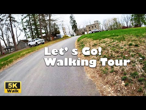 [5K] Boston Travel - Suburbs Walking Tour: Rural Forest Trail in Haverhill | Part Ⅰ