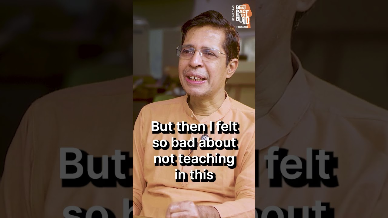 How Prof V. Kamakoti, Director of IIT Madras, Has His Own Corridor in Tech Companies? | Ep 23