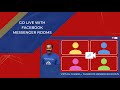 How to use facebook messenger rooms to go live on facebook