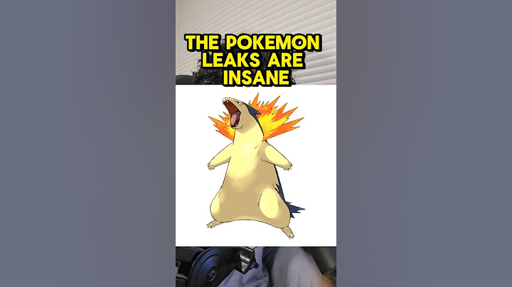 INSANE POKEMON LEAKS 😭 (Typhlosion)