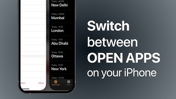 How to Switch between Open Apps on your iPhone