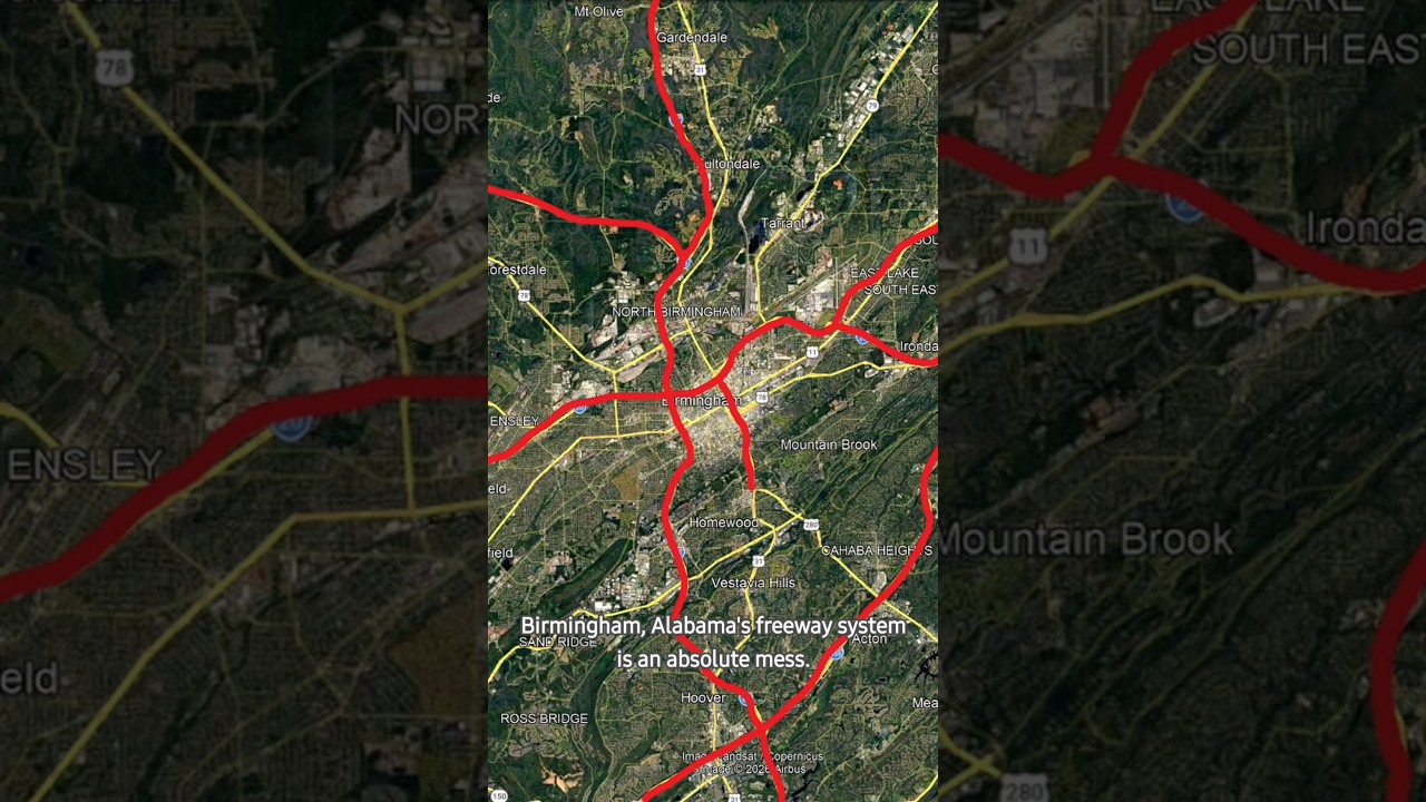Alabama's Terrible Awful Freeway Mess #geography