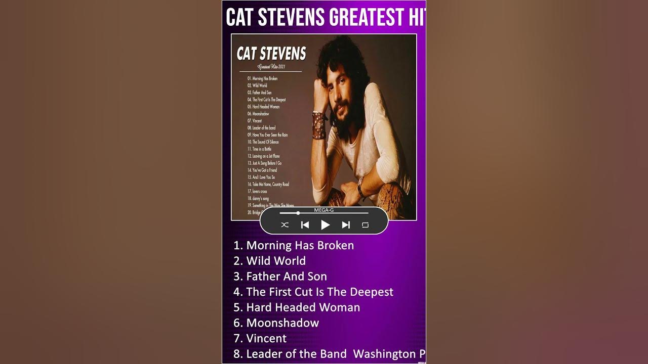 Cat Stevens Greatest Hits Full Album - Folk Rock And Country Collection 70's⧸80's⧸90's #shorts