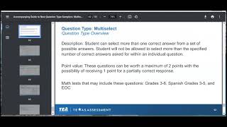 TCTM 8th Alg1 Multiselect