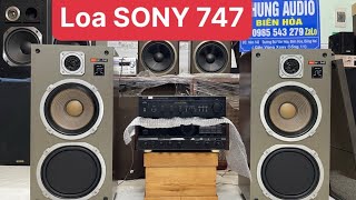 ĐÃ BÁN Loa SONY SS-747 loa cao to đẹp suất sắc, nghe nhạc hát karaoke đều OK dt 098.55.43279